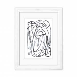 Randomness of an empty marker, color black